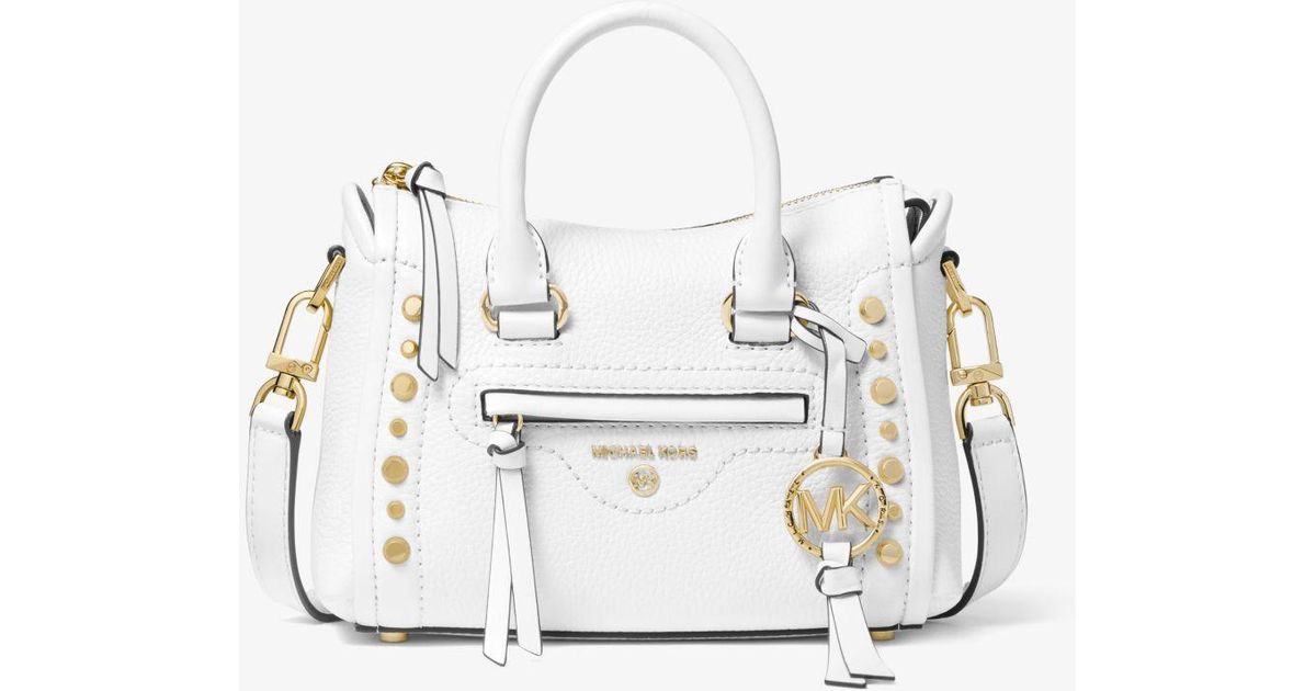 carine large pebbled leather tote bag