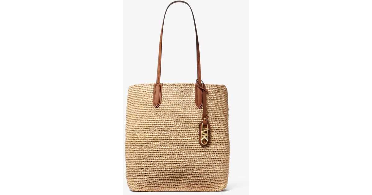 Michael kors straw tote bag new arrivals