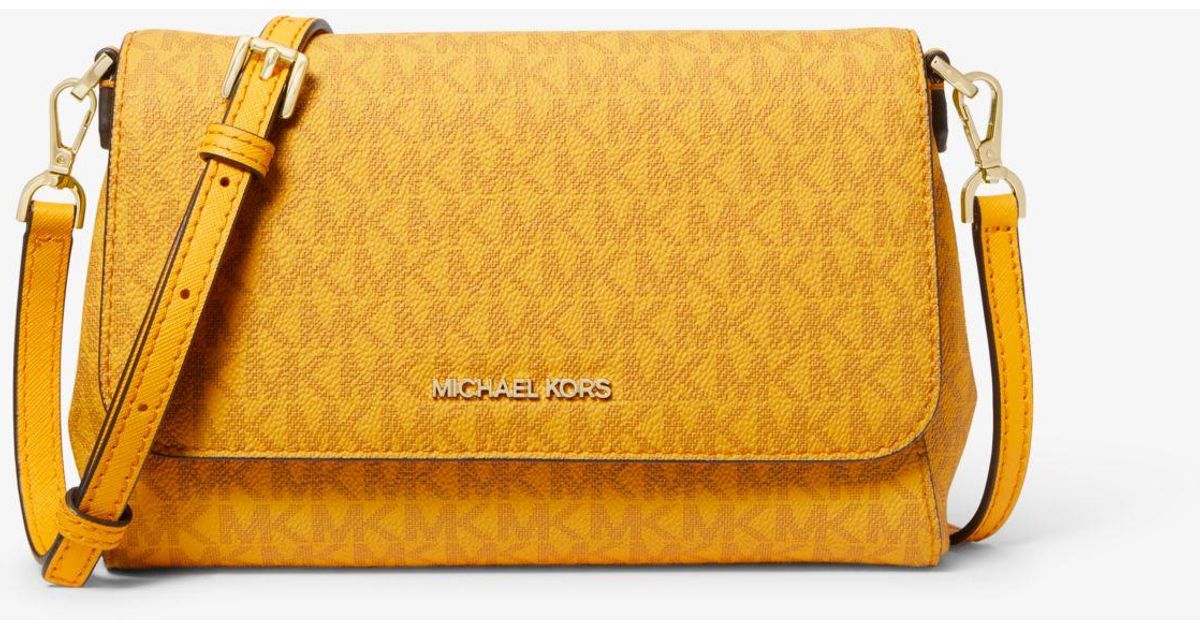 Michael Kors Medium Logo Convertible Crossbody Bag Lyst