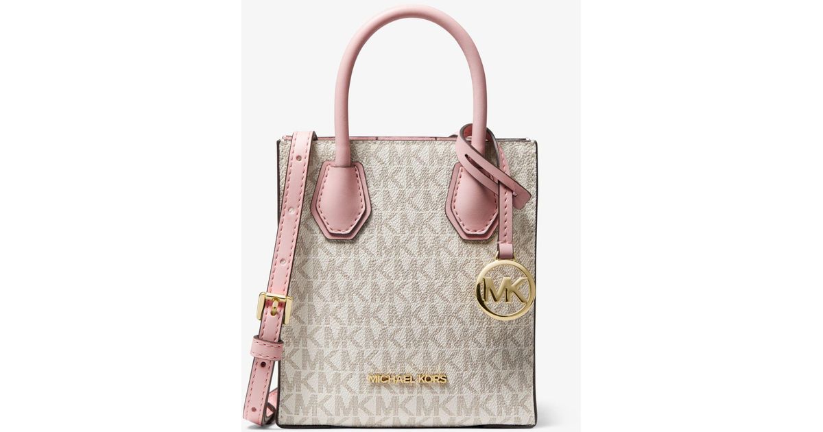 Michael Kors Mercer Extra small Logo And Leather Crossbody Bag Lyst Canada