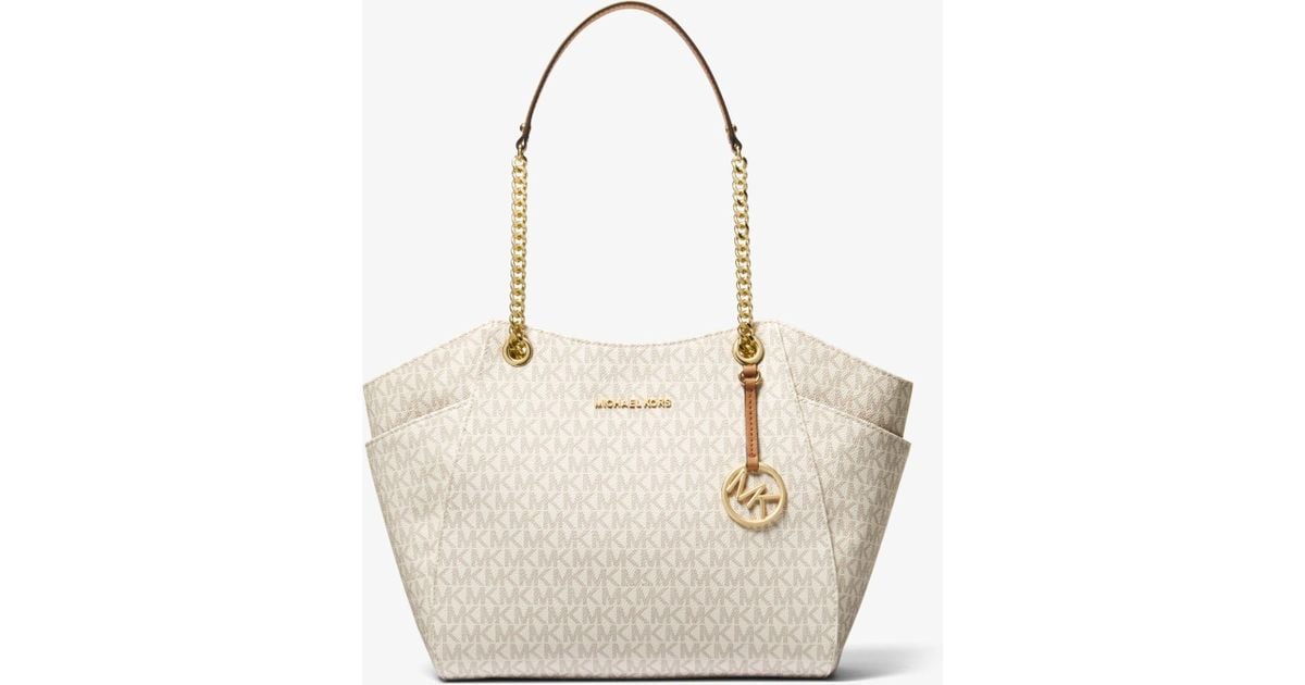 Michael Kors Jet Set Large Logo Tote Bag | Lyst