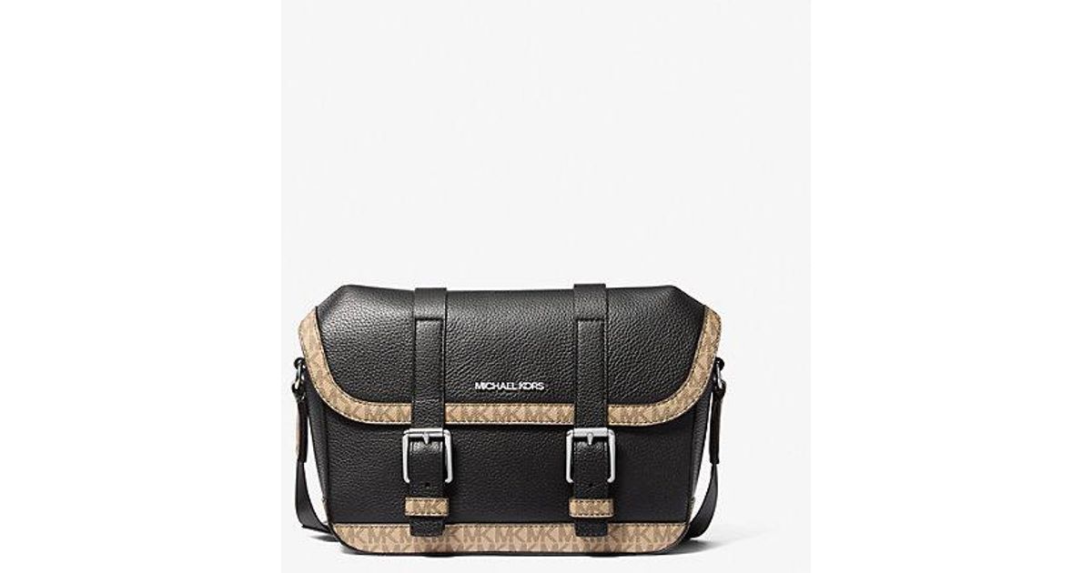 Cooper pebbled leather messenger bag hotsell
