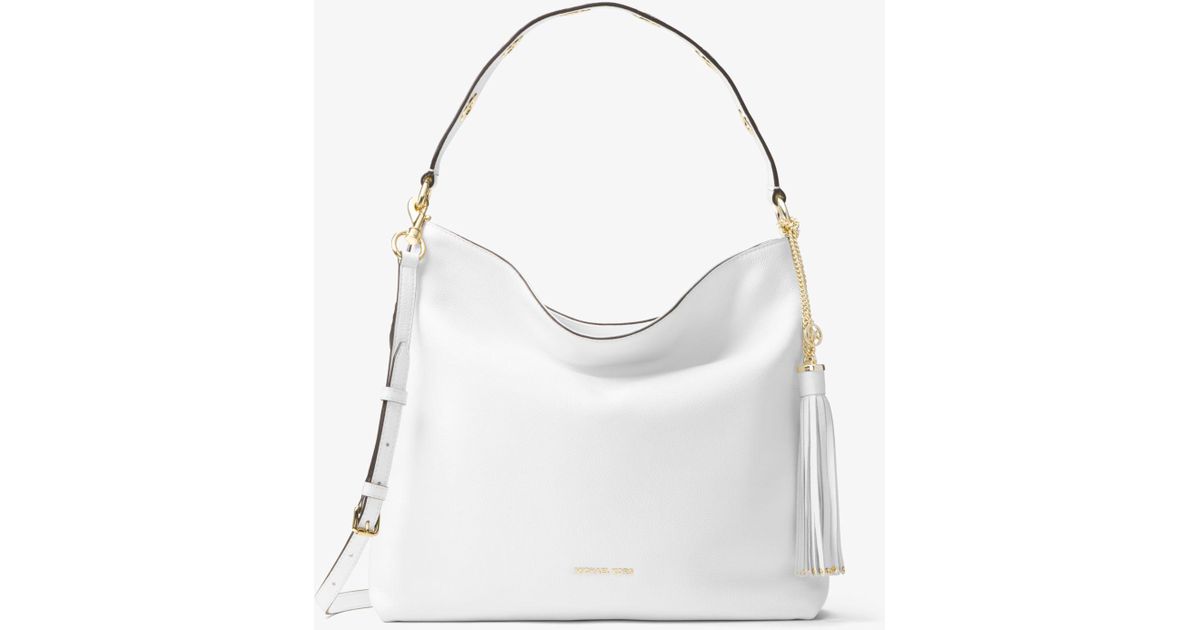 michael kors brooklyn large logo shoulder bolsa