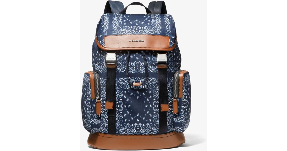blue bandana backpack