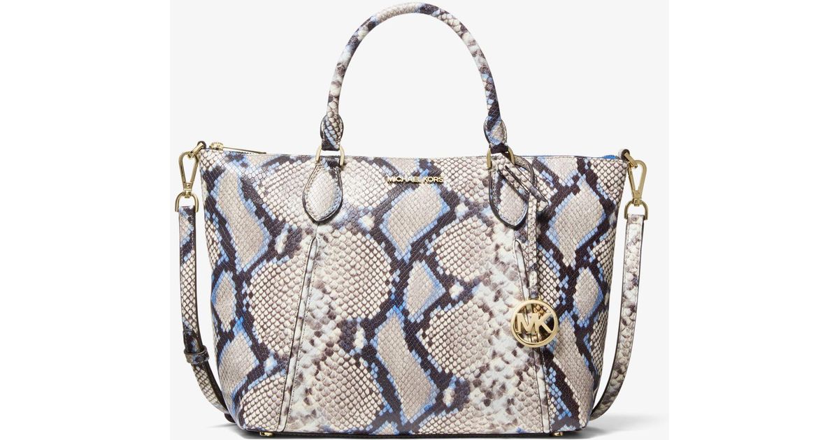 michael kors lenox large python