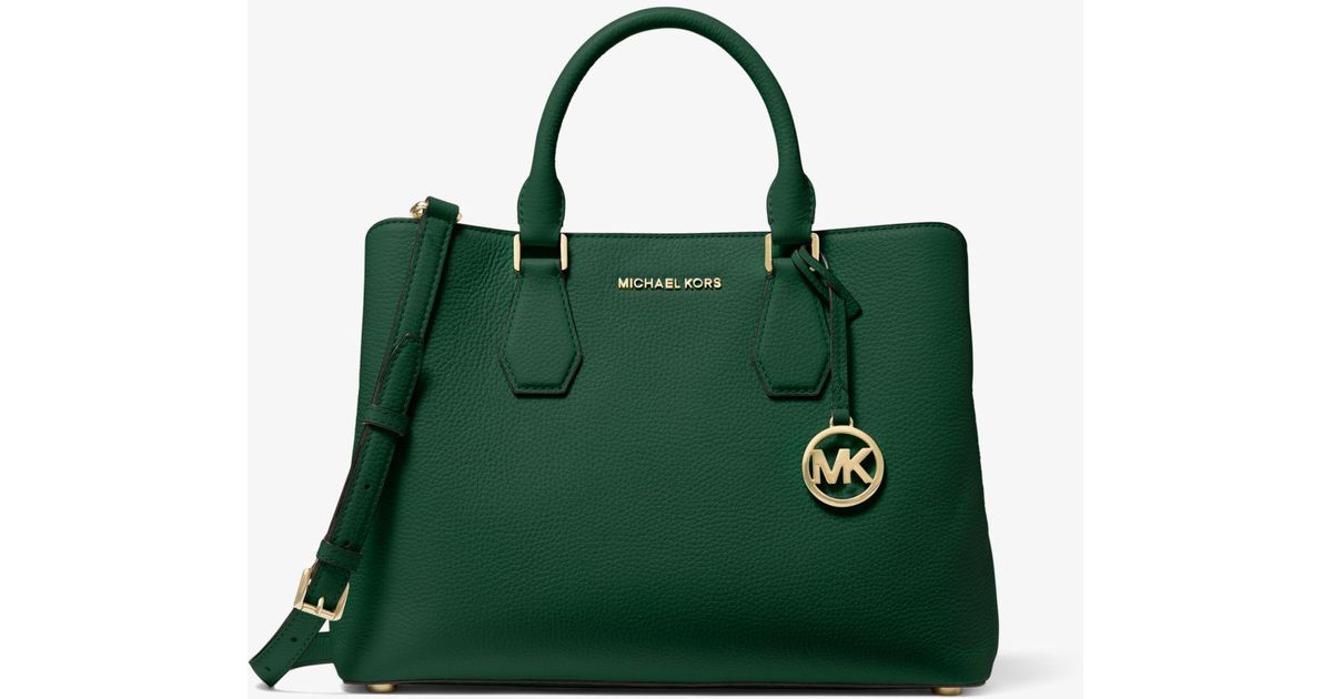 Borsa A Mano Camille Grande In Pelle di Michael Kors in Verde Lyst