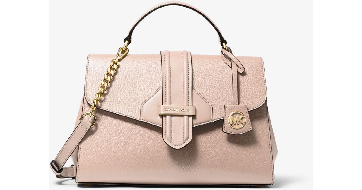 Bleecker medium crossgrain leather satchel Clearance