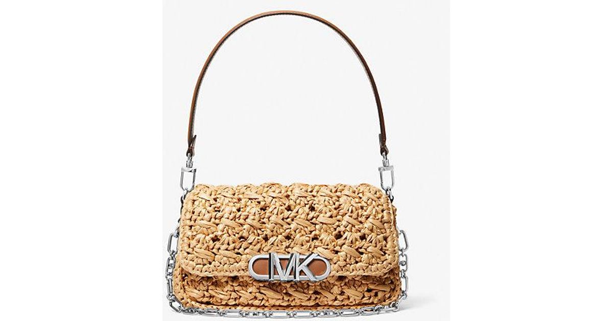 Kors Parker Michael Kors Woven Straw Bag MICHAEL Michael Kors Mk