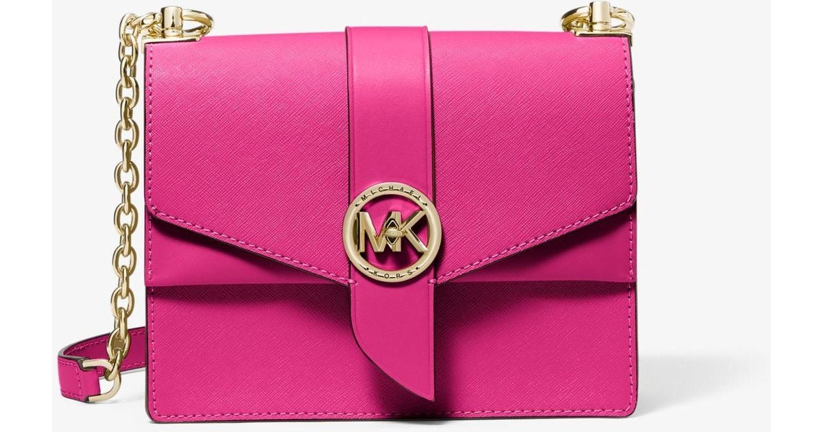 Michael Kors Greenwich Small Saffiano Leather Crossbody Bag Lyst