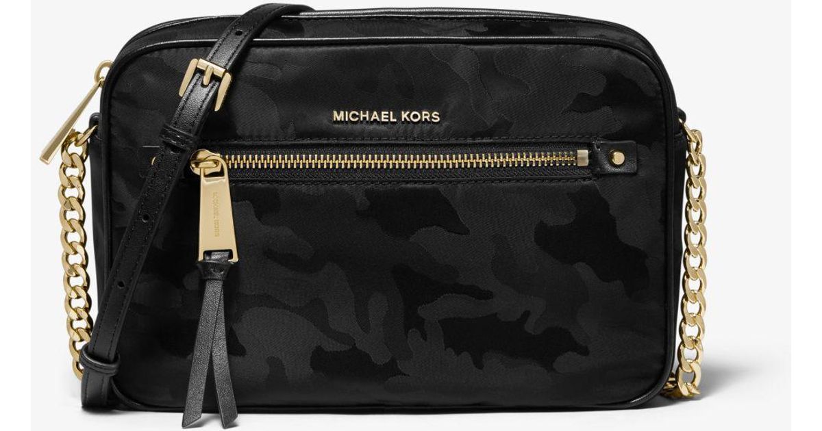 michael kors camo crossbody bag