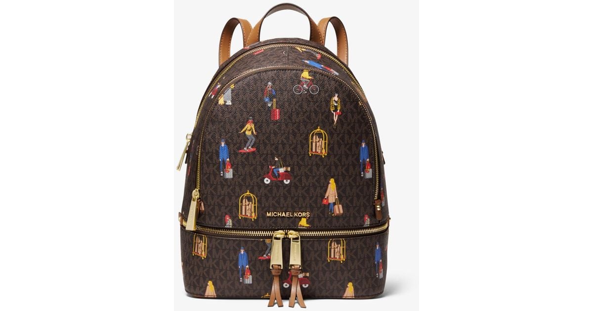 michael kors girl backpack