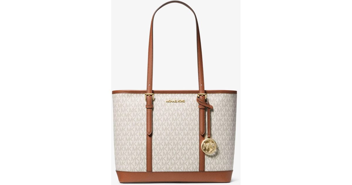 Michael kors vanilla tote bag deals