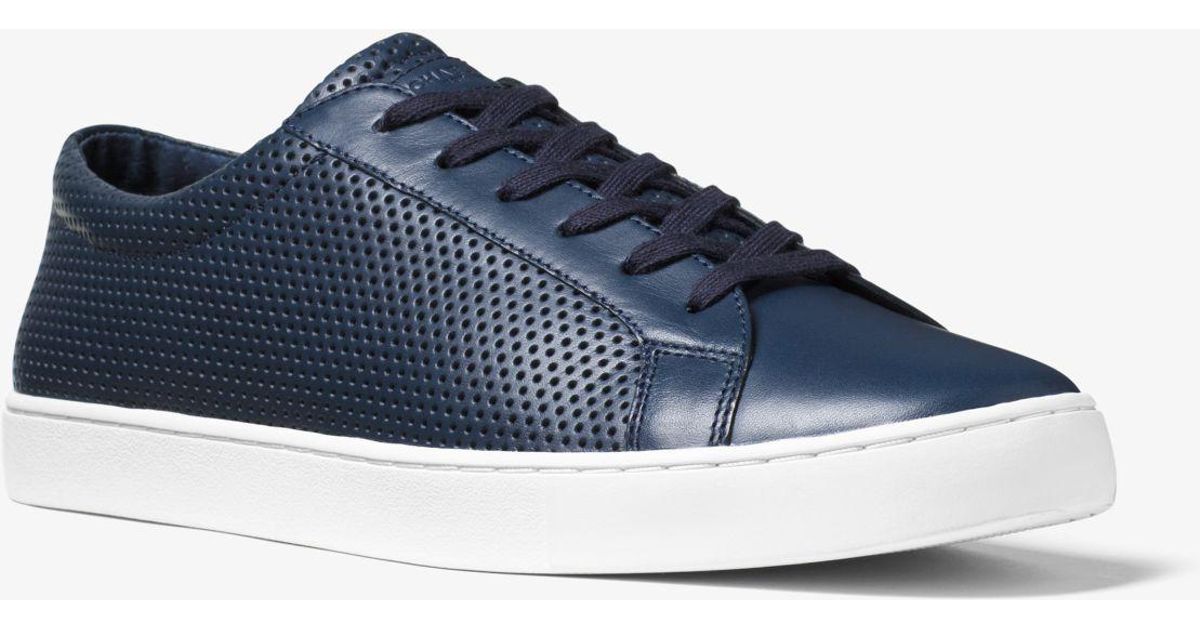 michael kors navy blue sneakers