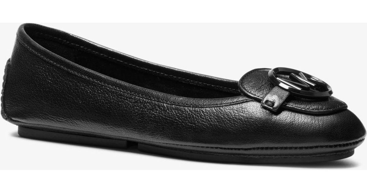michael kors leather moccasins