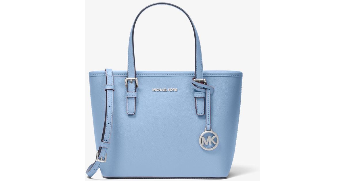 Michael Kors Jet Set Travel Extra Small Saffiano Leather Top Zip Tote Bag In Light Sky Blue Lyst - Jet Set Travel Saffiano Leather Small Tote Michael Kors Jet Set Travel Extra Small Saffiano Leather Top Zip Tote Bag In Light Sky Blue Lyst - Jet Set Travel Saffiano Leather Small Tote
