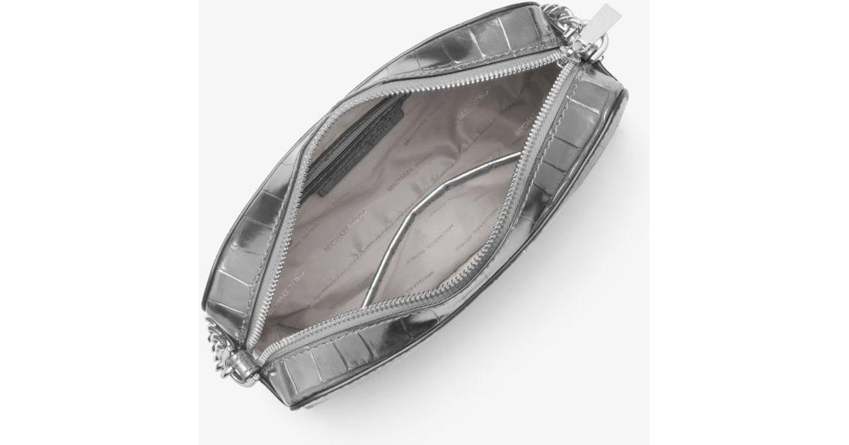 ginny metallic leather crossbody