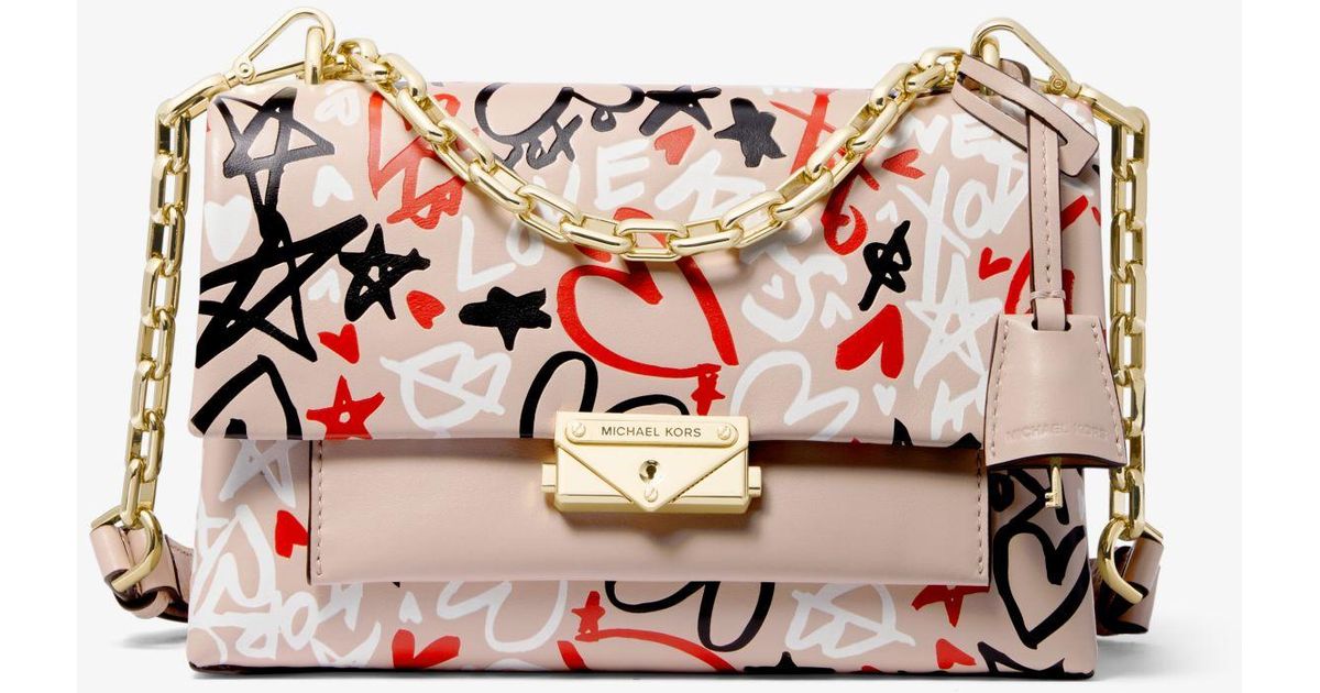 Michael kors cece medium qixi graffiti shoulder bag Outlet
