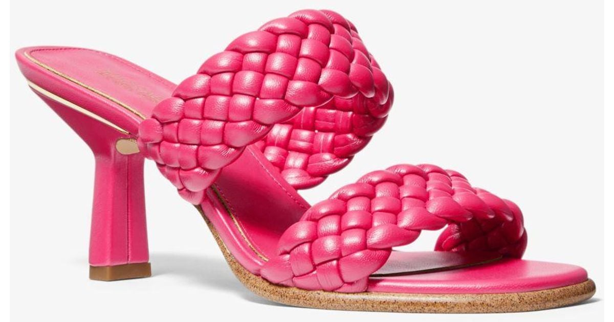 michael kors amelia braided mule
