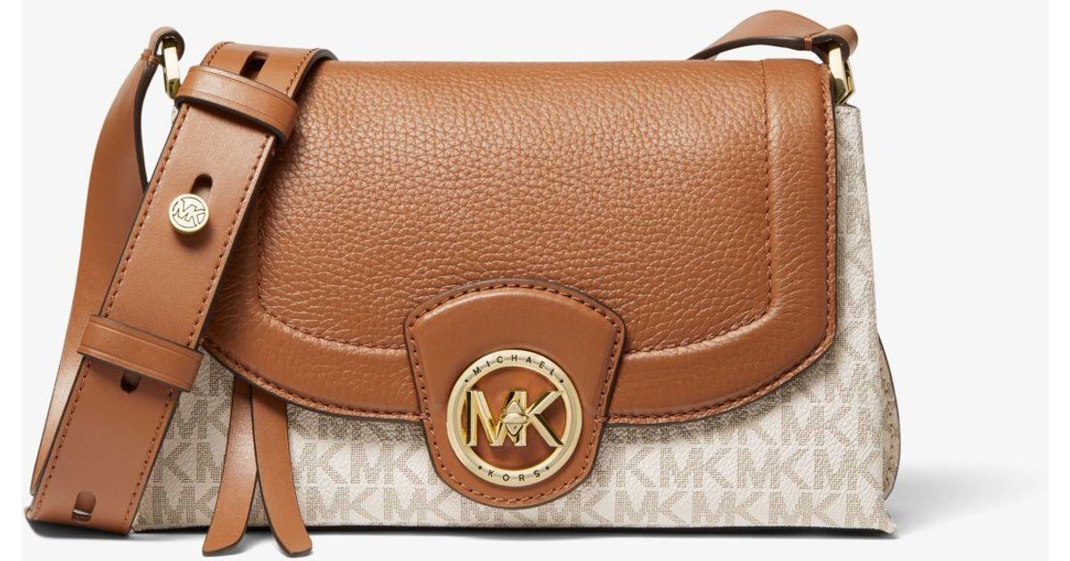 michael michael kors bowery leather crossbody