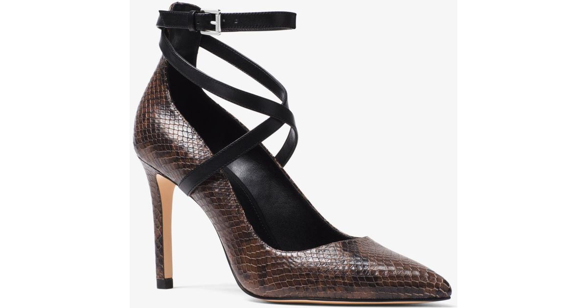 michael kors jeannie studded leather pump