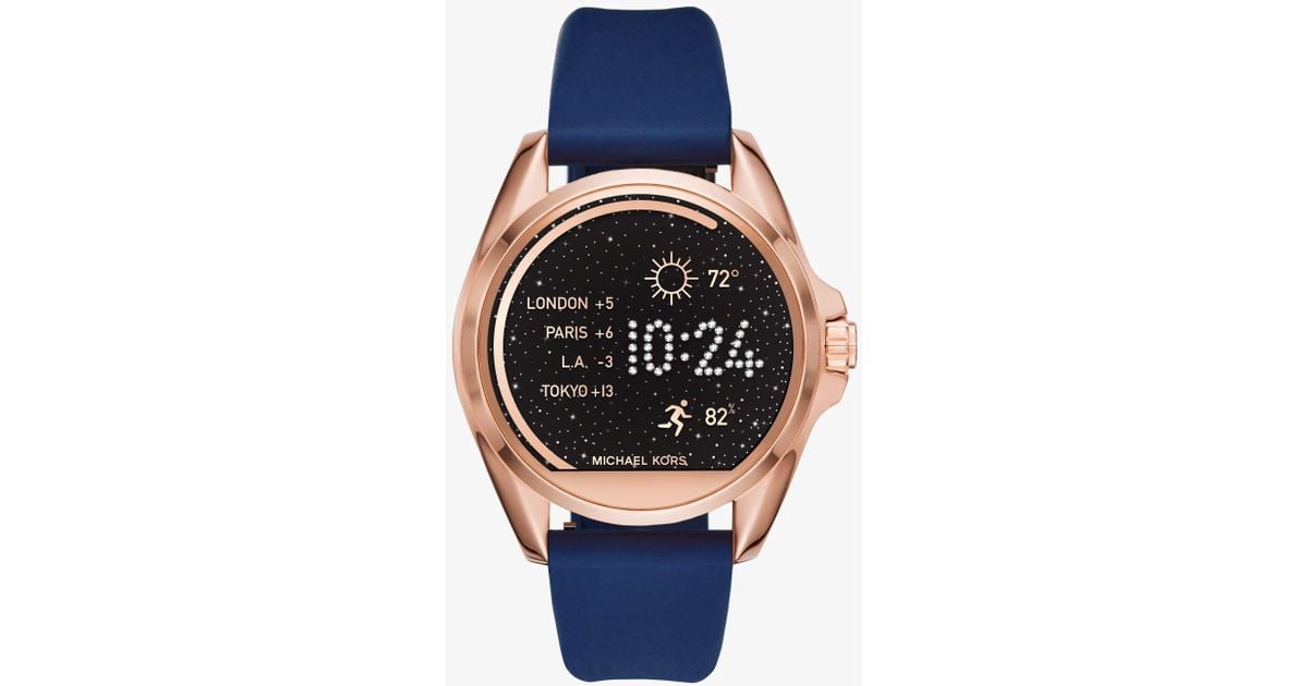 michael kors access silicone strap