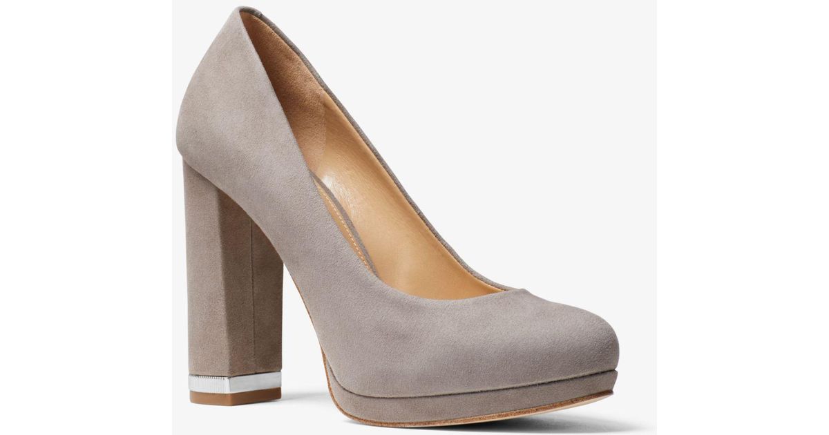 michael kors valerie suede pump