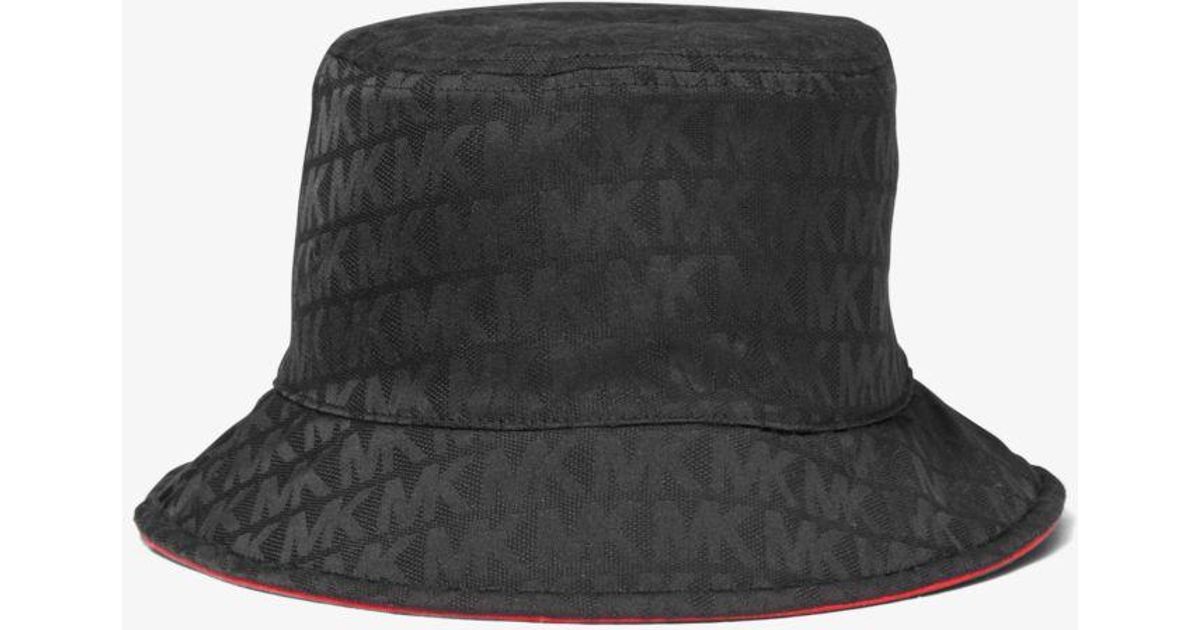 Cotton Reversible Logo Bucket Hat 