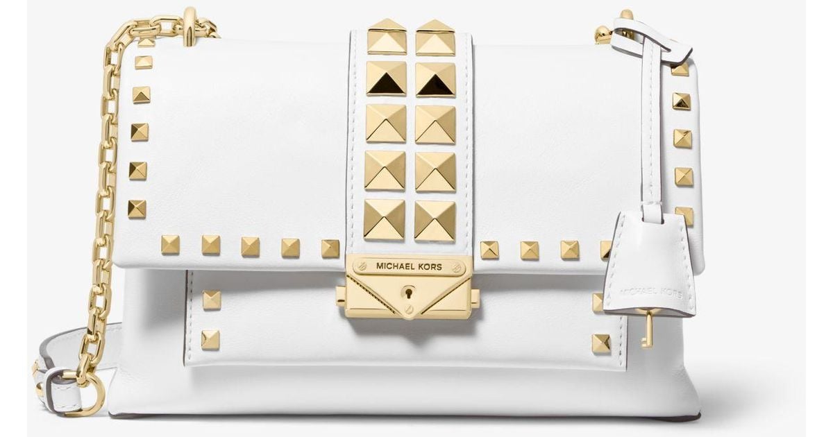 Michael Kors Schultertasche Cece Medium Aus Leder Mit Nieten in