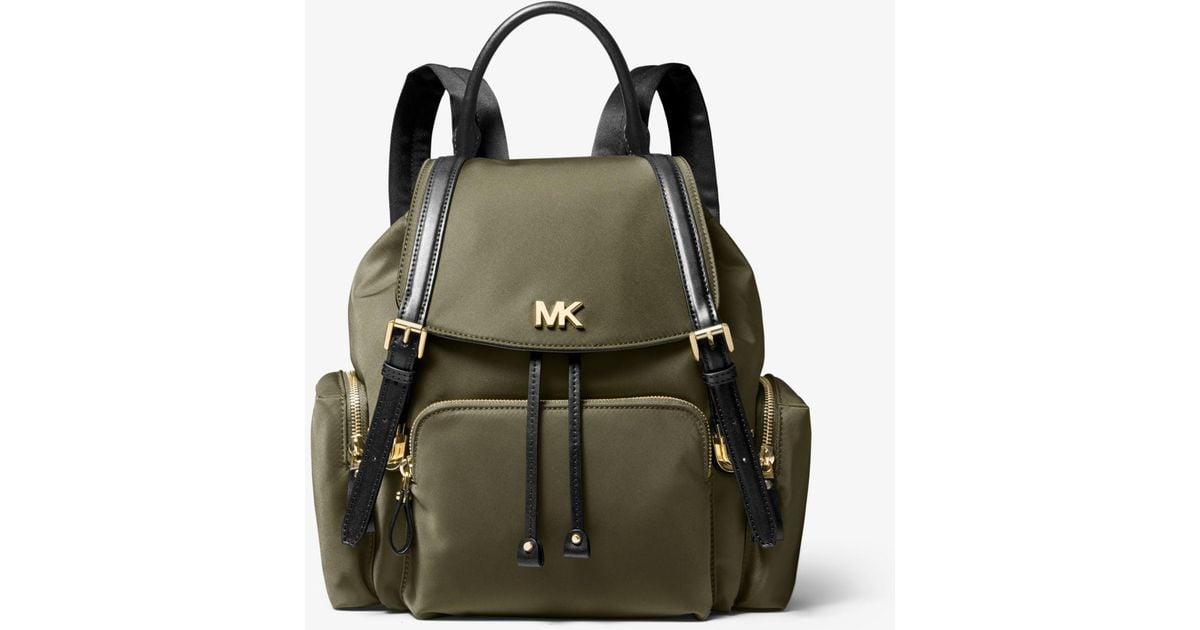 michael kors backpack green