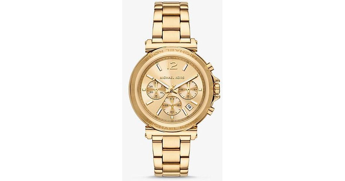 MICHAEL KORS 時計 MAREN オーバーサイズ ローズゴールドトーン ウォッチ
