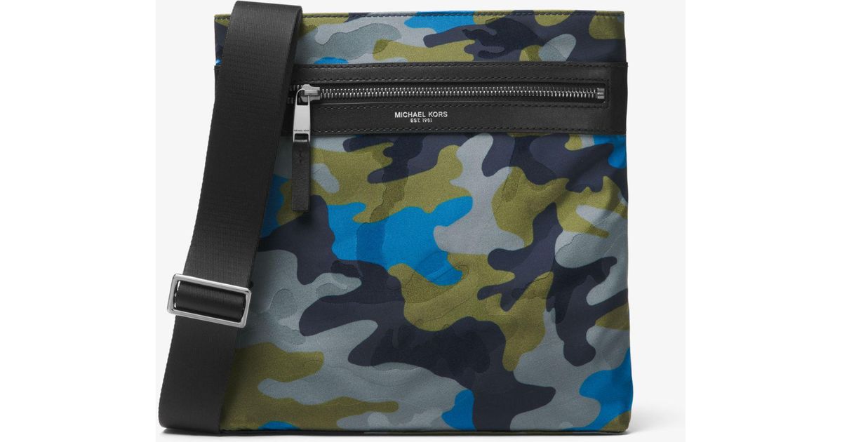 michael kors camo crossbody bag