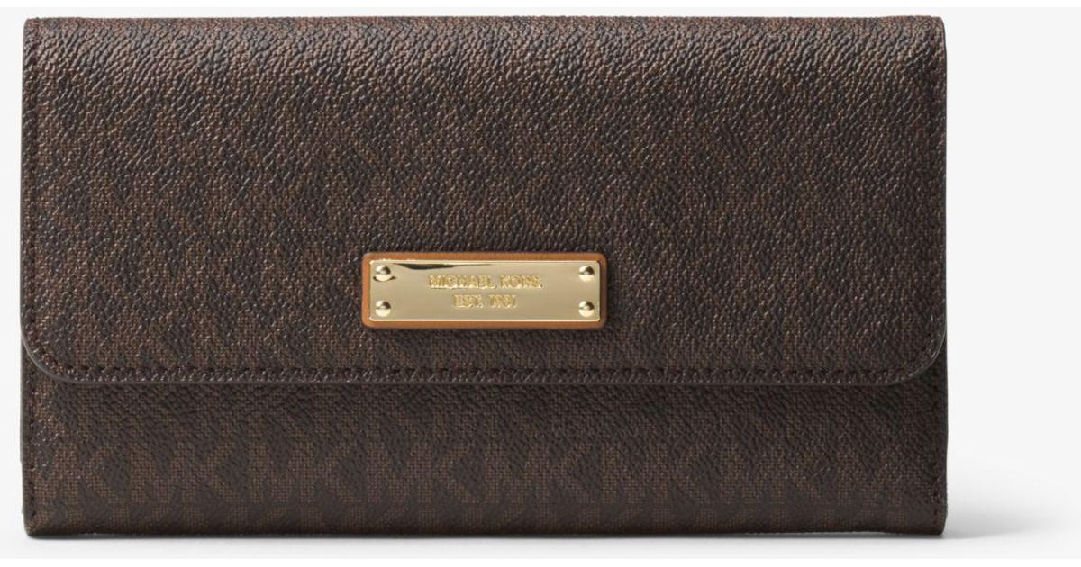 Michael Signature Large Trifold Wallet 