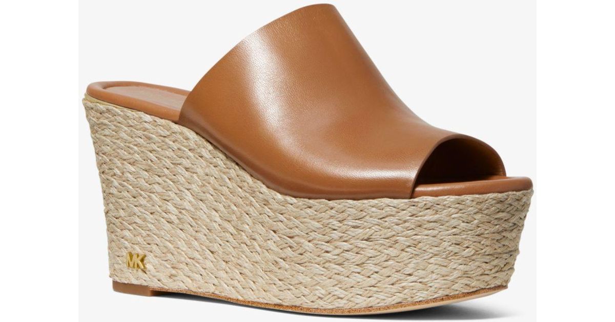 cunningham leather wedge