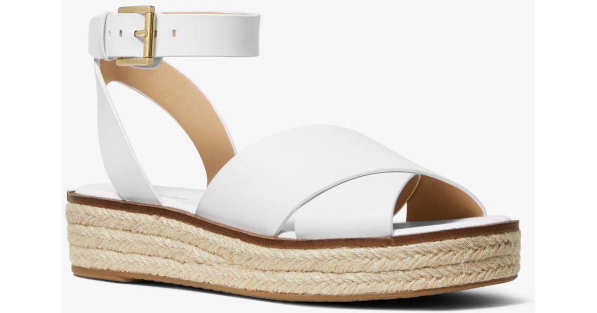 abbott leather espadrille sandal