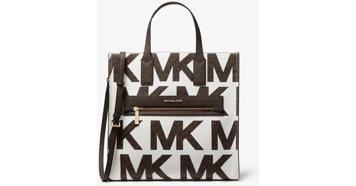 Michael Kors Kenly Large Graphic Logo Tote sold Bag