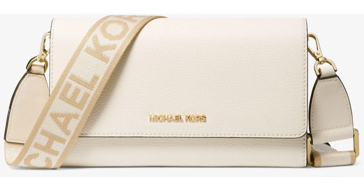 Jet set large leather crossbody clutch hotsell
