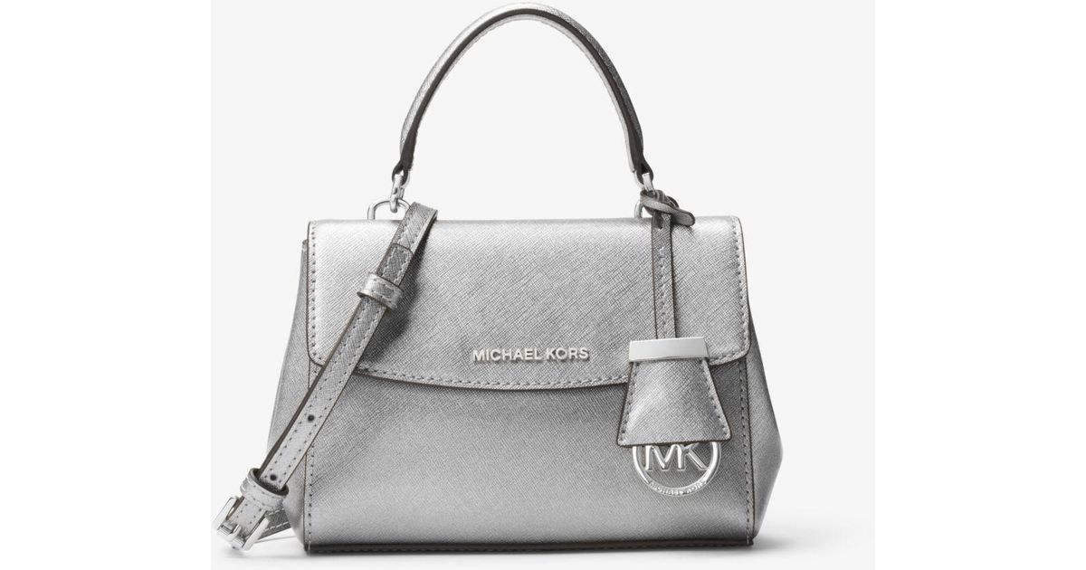 Bandolera Ava Extrapequeña De Piel Saffiano Michael Kors de Cuero de color  Metálico | Lyst