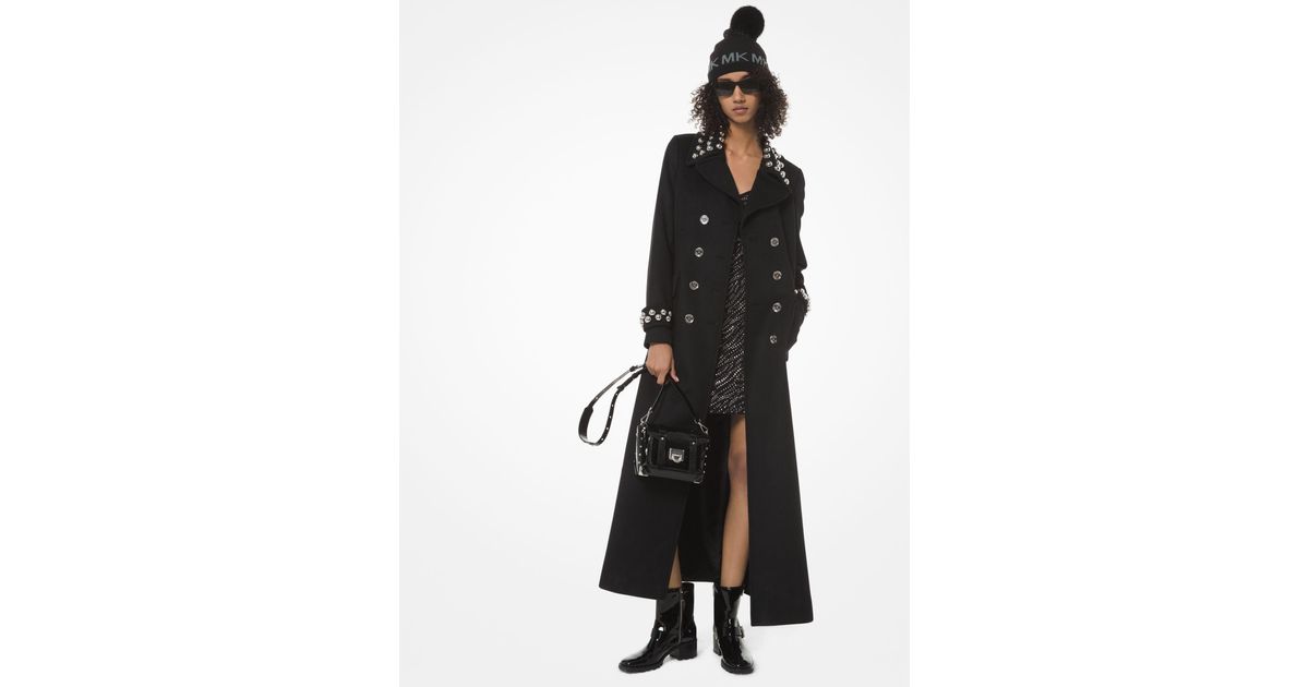 Michael kors studded wool peacoat Clearance