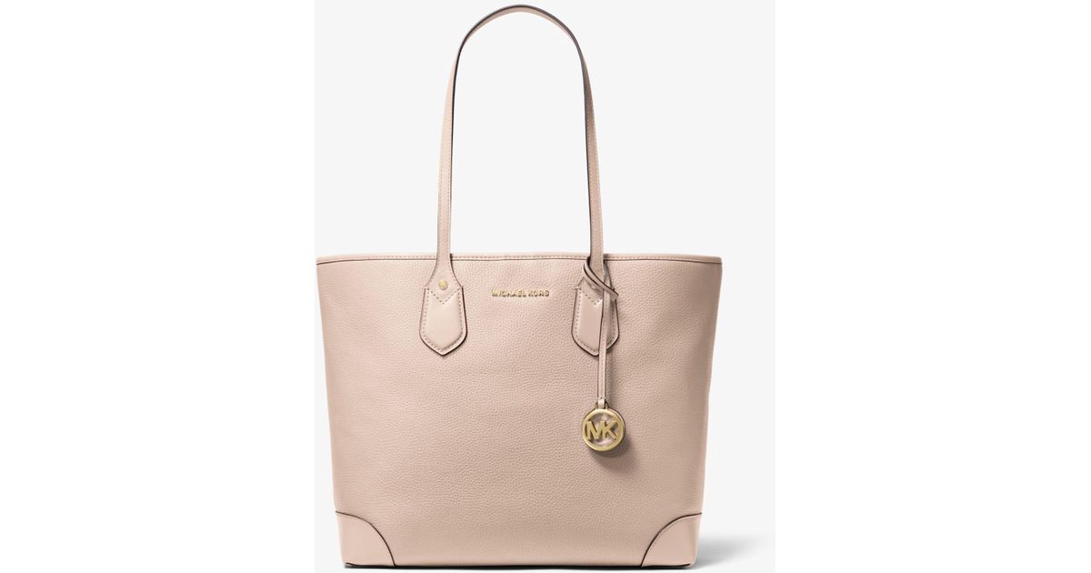 Michael kors eva large pebbled leather tote bag Clearance