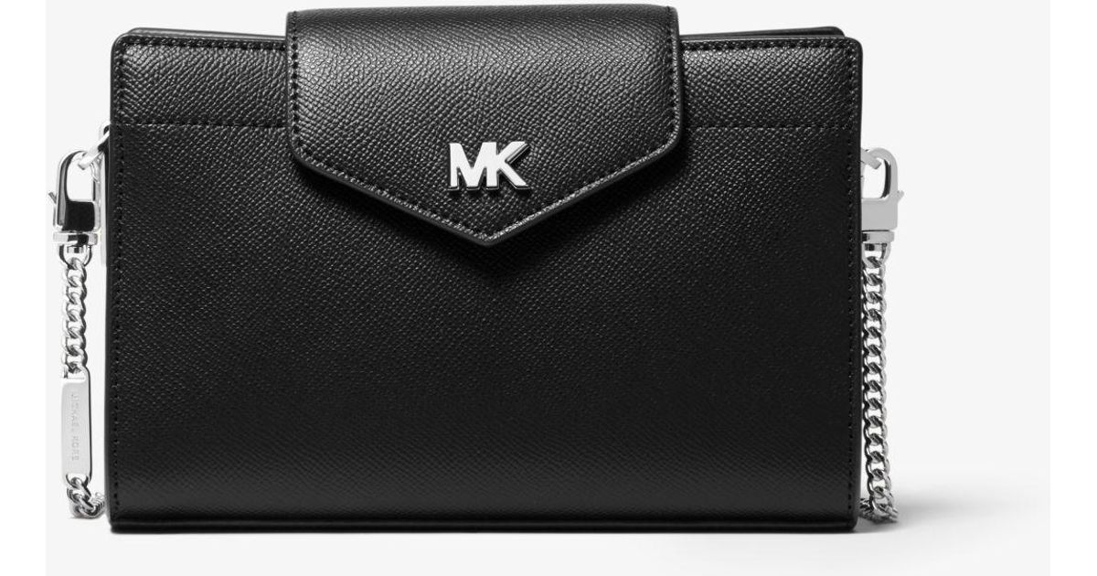 Medium crossgrain leather crossbody clutch Clearance