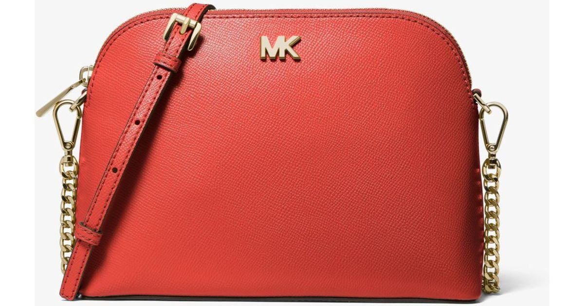 Michael kors crossgrain 2024 leather dome crossbody
