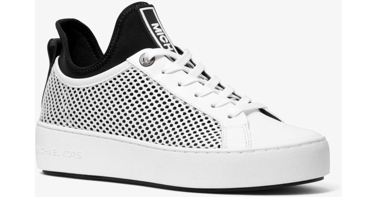 michael kors ace lace up sneakers