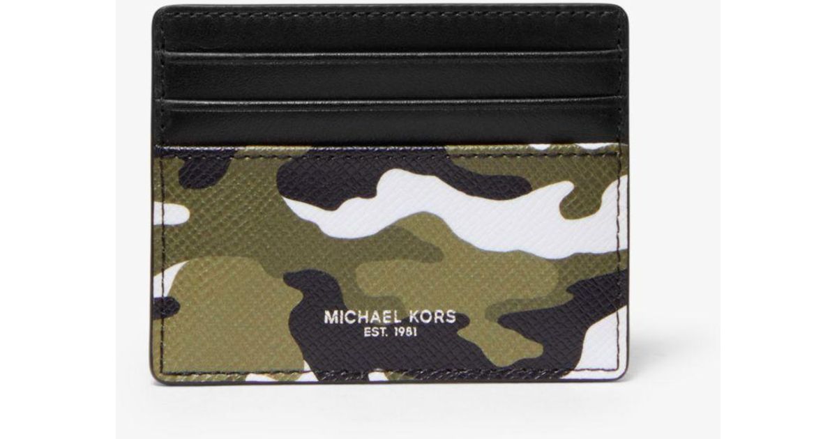 michael kors mens camo wallet
