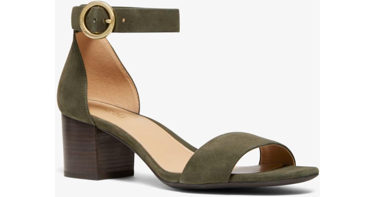 michael michael kors lena suede sandal