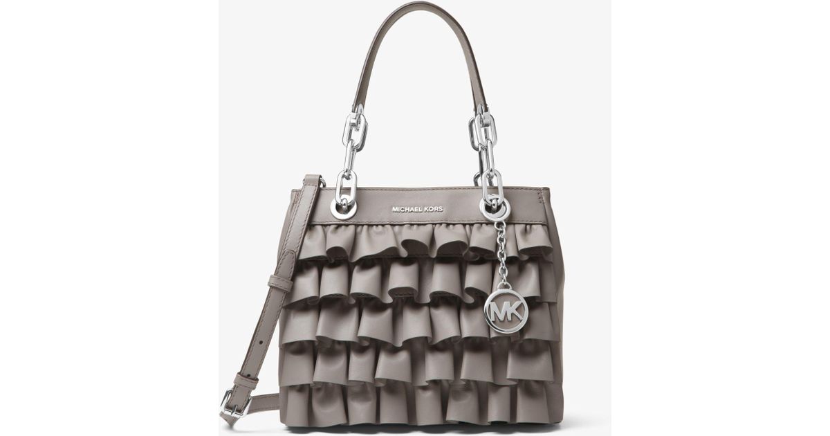 michael kors ruffle purse