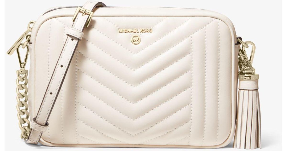 michael kors camera bag beige