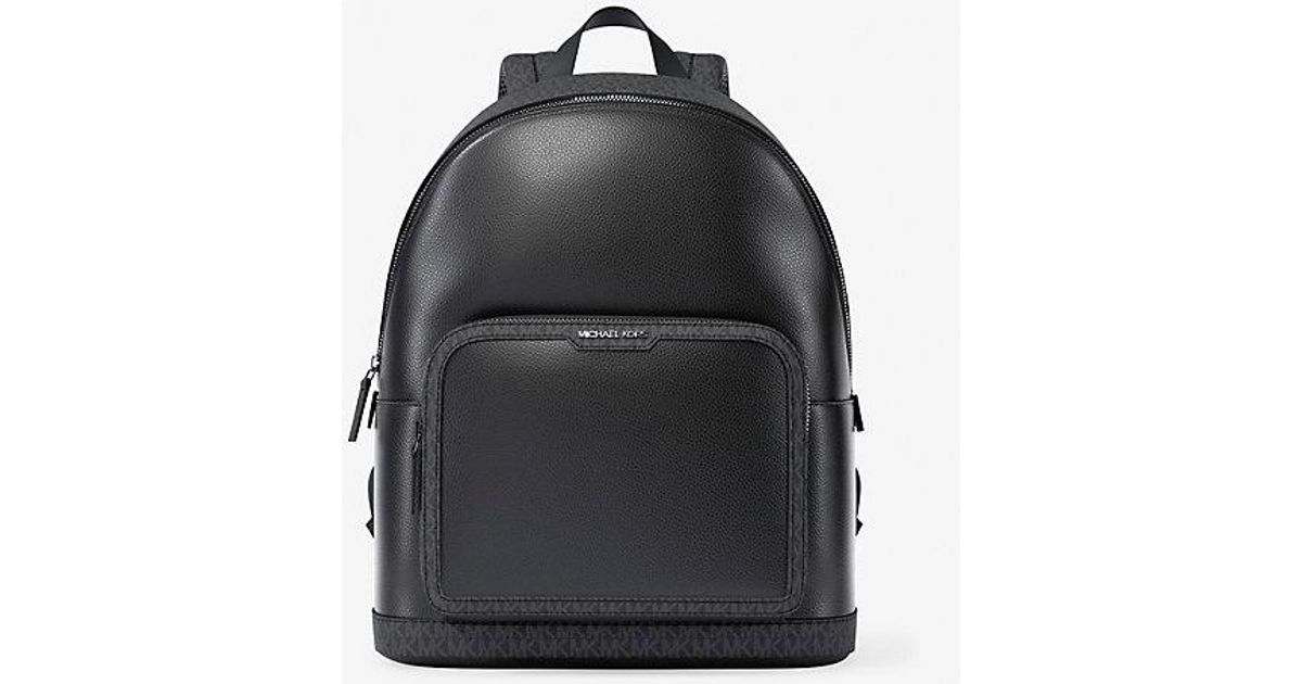 Michael Kors Cooper Medium Pebbled Leather And Signature 
