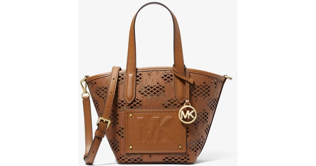 Michael Kors Kimber Small 2in1 Perforated And Embossed Faux Leather