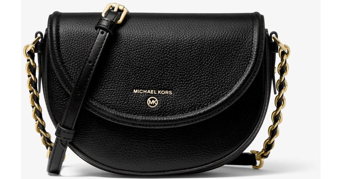 Michael michael kors pebble leather half shop dome crossbody