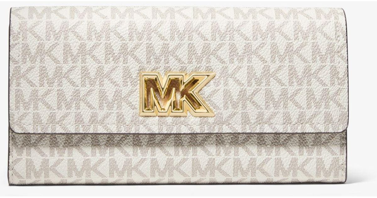 Michael Kors Mimi Large Logo Bi-fold Wallet | Lyst
